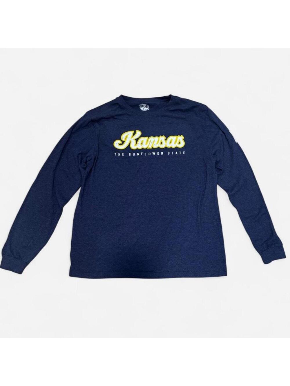 Navy and Blue Kansas Tshirt